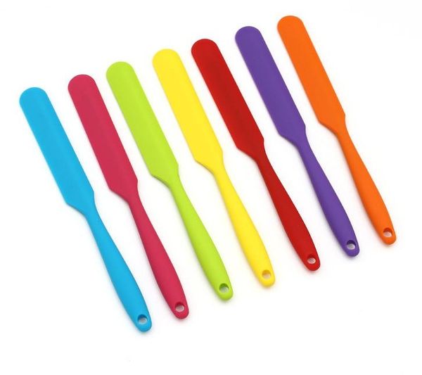 Pequeno bolo ferramentas de creme manteiga espátula misturando batter scraper colher escova de silicone cozinheiro cozinheiro