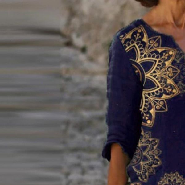 

womens dress elegant vintage plus size long sleeved v neck medium length printed dresses vestidos elegantes para mujer 40, Black;gray