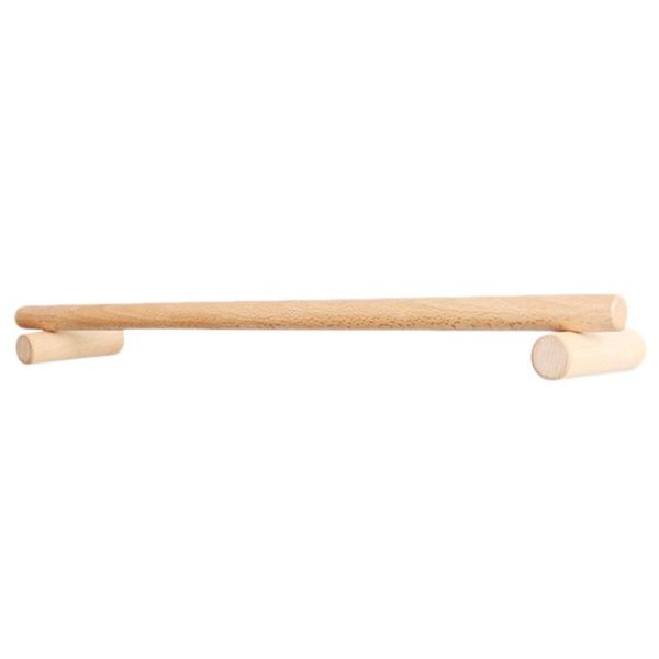 

1pc simple towel rack wooden single bar punch storage hanger for bathromm kitchen home (45cm) racks