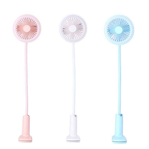 

electric fans flexible usb fan led light 2 speed air cooling clip for camping home hiking