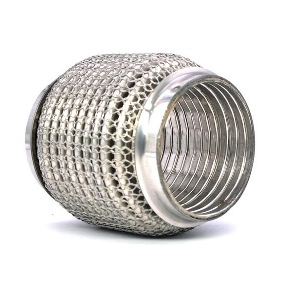 

stainless steel sus304 exhaust flex pipes tube coupler 63x100mm with interlock super flexible manifold & parts