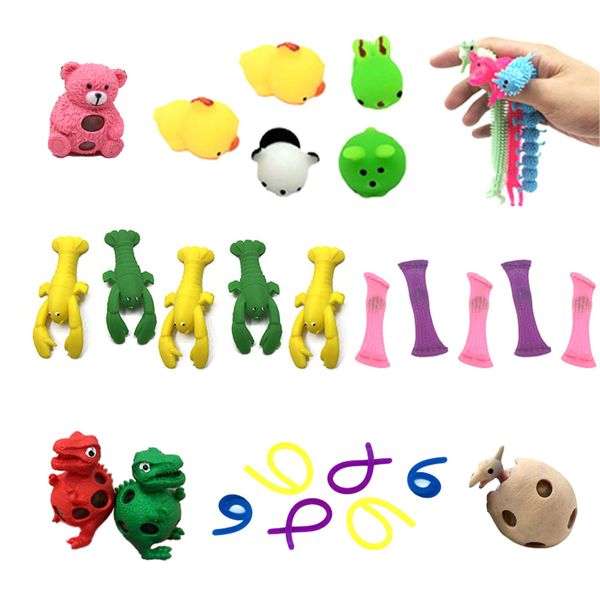 

figet toys anti stress toy set stretchy strings marble relief gift adults girl children sensory antistress relief fidget toys