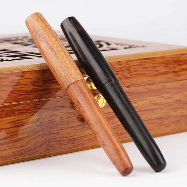 

fountain pens delike pen mahogany wood on a fine pointed the students practice calligraphy writing financial iridium gold