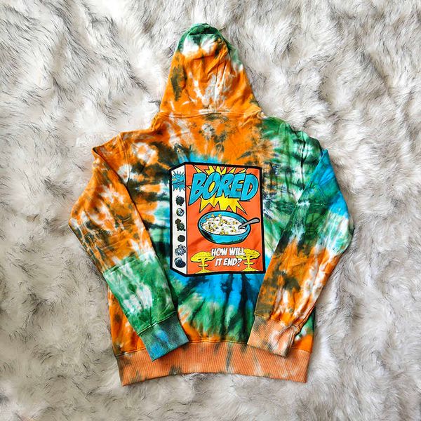

travis scottbred teenager tiedye hoodiezt11, Black
