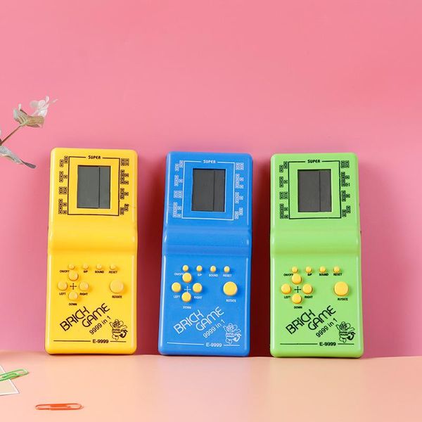 

tetris hand held game player lcd electronic toys pocket console classic childhood for gift adults and children can ply portable players