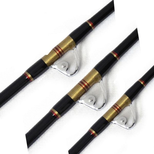 

80lbs 100lbs 6'6" trolling rod casting jigging big game spinning carbon carp fiberglass bent and straight bu boat fishing rods