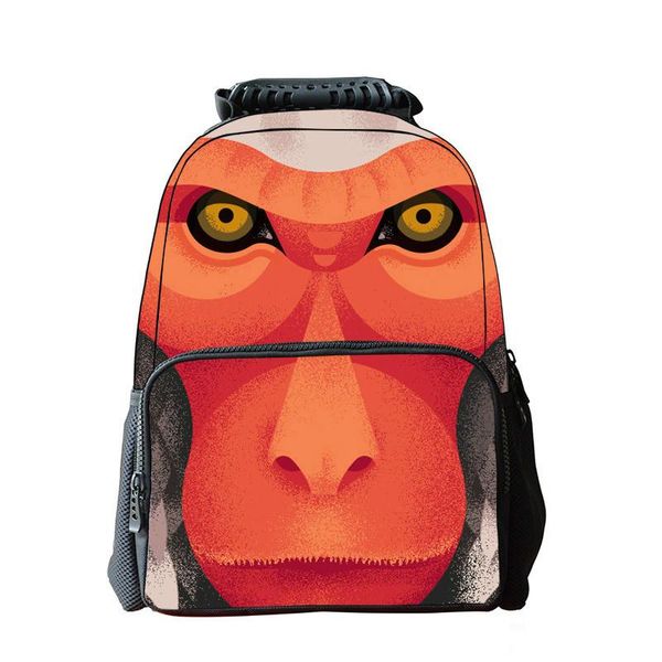 

backpack animal shoulder bag personality reduction ridge breathable student men and women casual