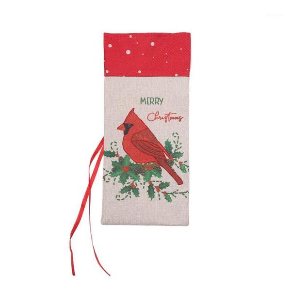

christmas decorations wine bottle cover merry for home ornament ornaments dinner