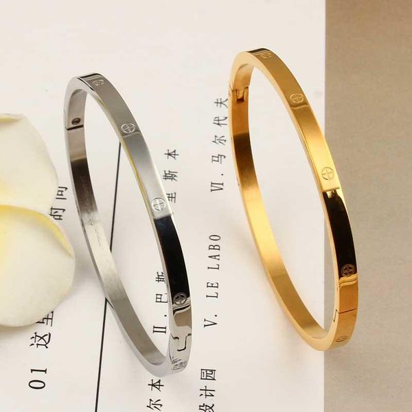 

stainless steel cuff bracelets bangles women fashion jewelry charm accessories bohemian stylish classic bangle, Black