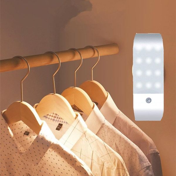 

lights cabinet lighting nightlight corridor bedroom with remote motion sensor usb charging wardrobe closet light bar