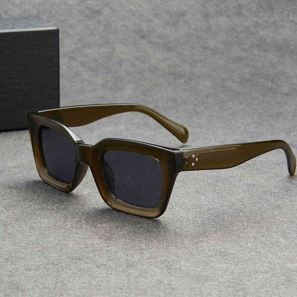 

luxury designer sunglasses 2021 classic rivet men women brand designer driving round frame sun glasses male goggle uv400 gafas de sol 0622, White;black