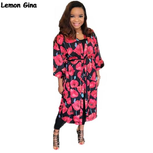 

women's trench coats women floral print open stitch sashes x-long long sleeve fashion vintage coat m5014, Tan;black