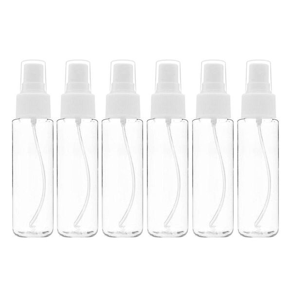 

6pcs empty transparent plastic fine mist spray bottle 30 ml storage bottles & jars