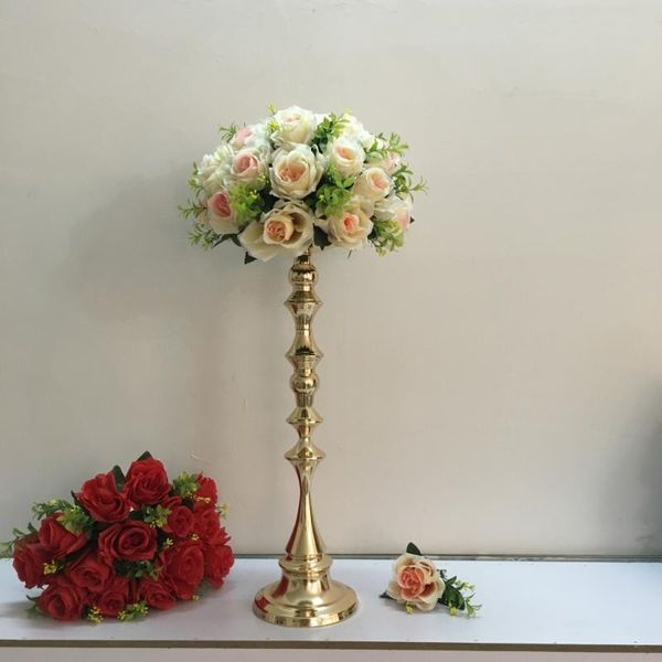 

party decoration high clear quality gold wedding centerpiece design