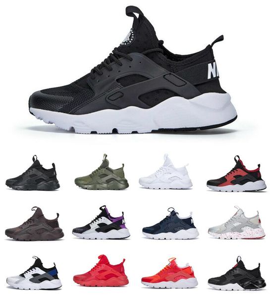 

2021 huarache running shoes 4.0 1.0 men women shoe triple white black red grey huaraches mens trainers outdoor sports sneakers walking joggi
