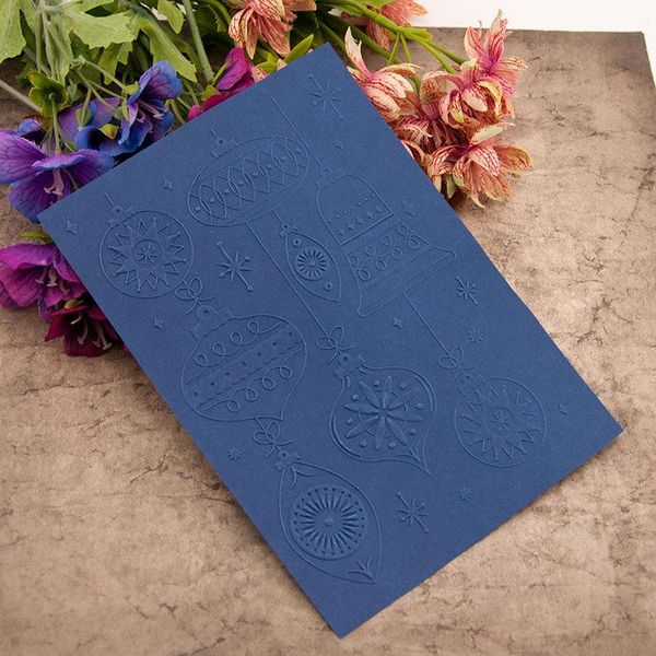 

christmas bell snowflake diy scrapbook plastic bump embossing template plate die printing clip craft tools