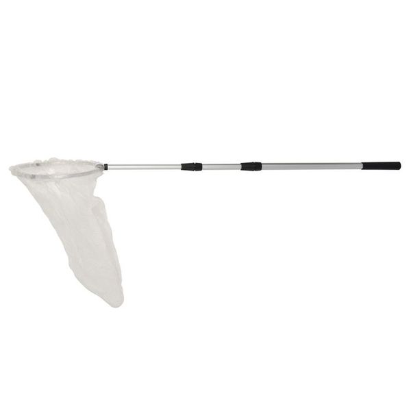 

fishing accessories quality bug net butterfly catching fish nylon with handle for adults & kids,extendible from 37 inch to 68 inc