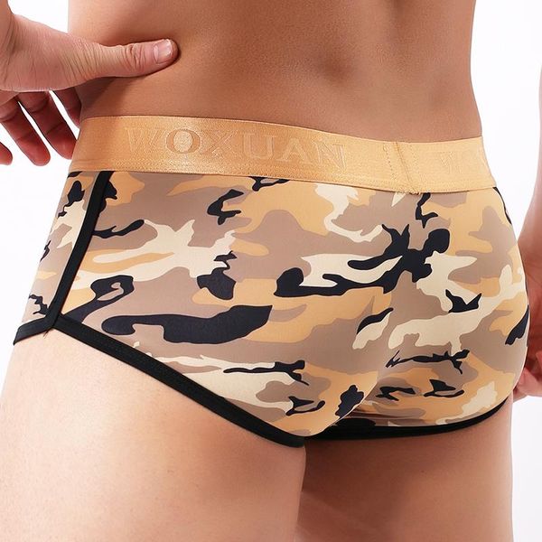 

underpants men underwear boxer shorts men's boxers panties lingerie camouflage bikini, Black;white