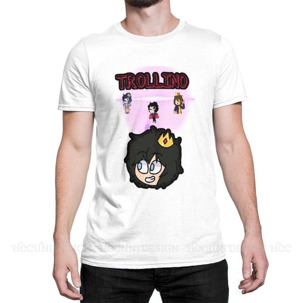 

men's t-shirts men t shirts compadretes mikecrack minecra games funny tee shirt the trollino short sleeve t-shirt pure cotton clothing, White;black