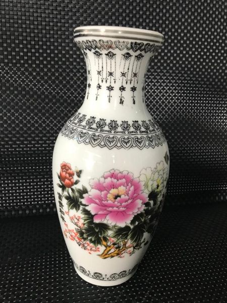 

vases chinese folk art ceramics handicraft peony