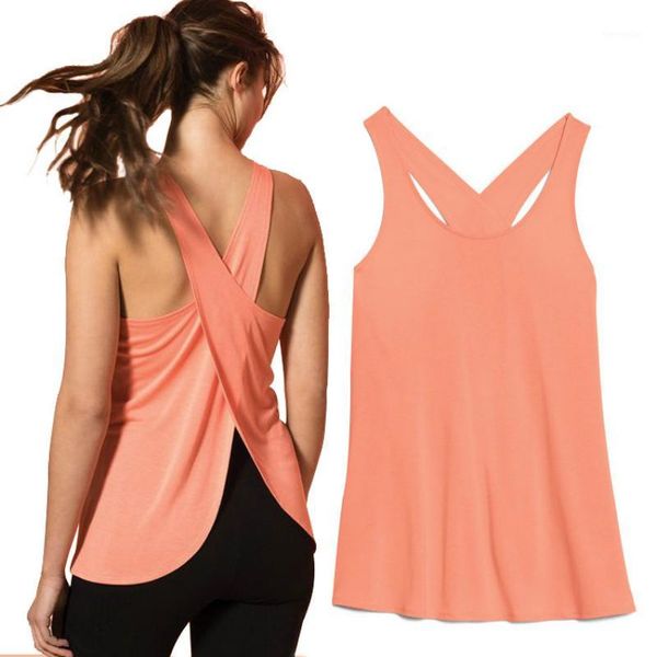 

women yoga vest quick dry tank sleeveless singlet for running jogging pilates indoor fitness gym workout femme loose shirt1, White;red