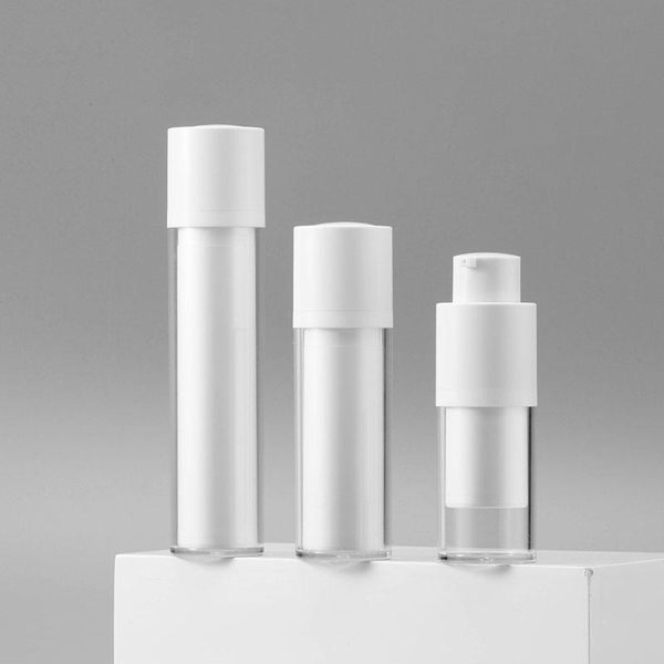 

cosmetic container rotary pump airless bottle 30/50ml vacuum lotion press dispens liquid foundation storage bottles & jars