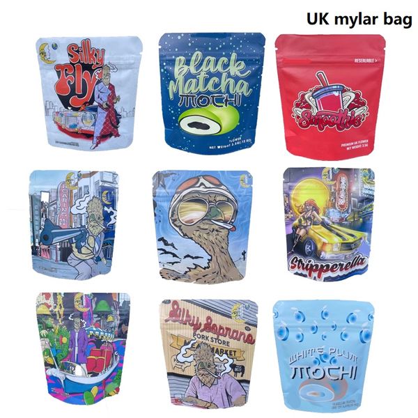 

resealable plastic delta 8 mylar bag 3.5g zipper herb flowers baggie packagings mount burnis silky gelato balck watcha mochi fiore guava ber