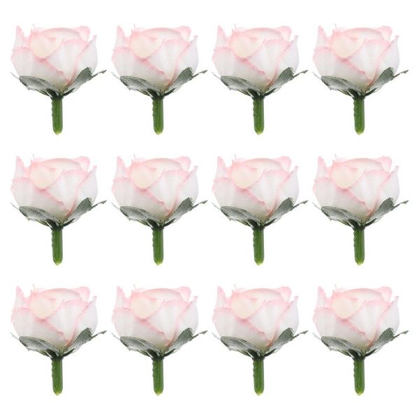 

decorative flowers & wreaths 50pcs 3cm artificial roses flower heads wedding decoration (light)