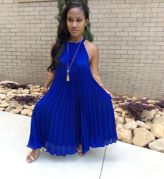 

women's summer fashion with neck pleated and dress, White;black