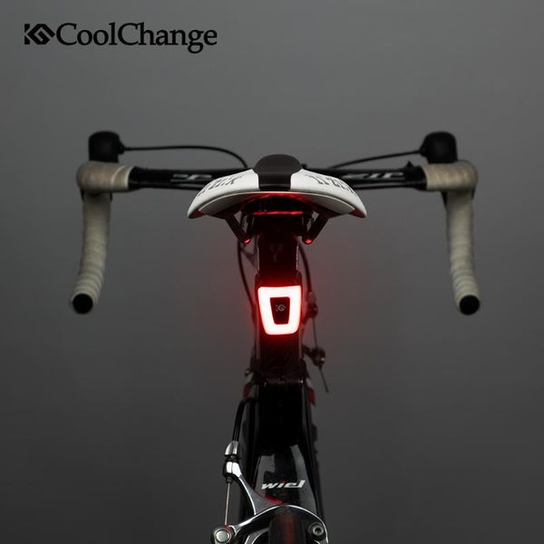 

coolchange bicycle light usb charging mtb bike multifunctional waterproof cycling warning helmet flash lights