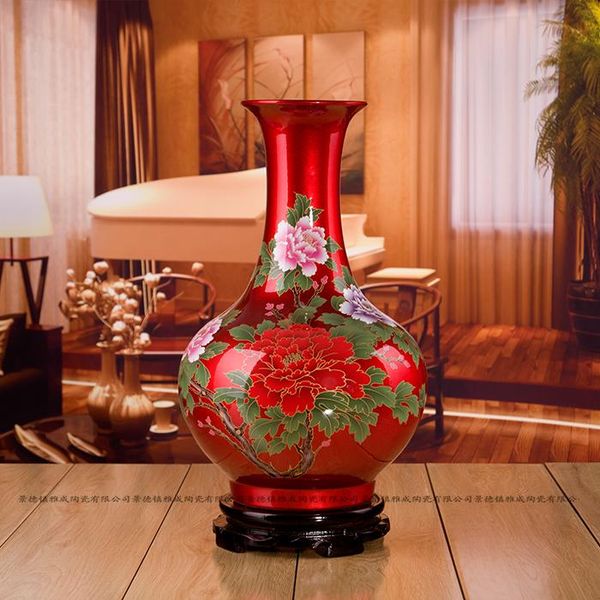 

vases 5 colors wedding gift crystal glazed ceramic home decoration