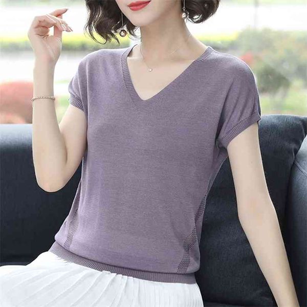 

thin summer t shirt women elasticity t-shirt korean style woman clothes slim tshirt female casual short sleeve 210423, White