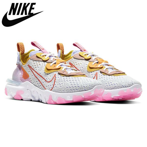 

react vision running shoes mens womens barely volt iridescent desert oasis gravity purple honeycomb pastel saffron grey pn dust sports sneak