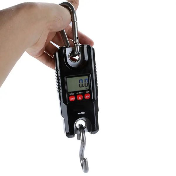 

300kg 0.1kg digital portable electronic mini scale backlight lcd hook high accuracy precision hanging meter force measuring instrument