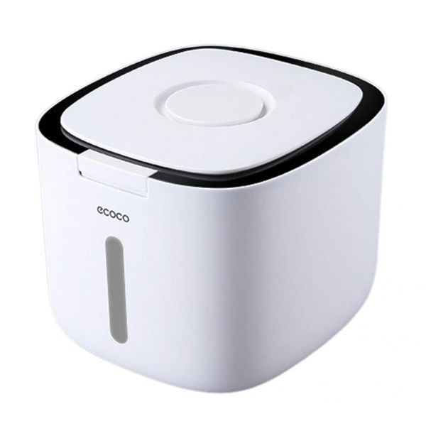 

storage bottles & jars case one-key opening safe detachable dust-proof rice cylinder box home decor