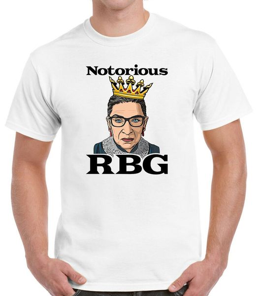 

notorious rbg rip ruth bader ginsburg t-shirt, White;black