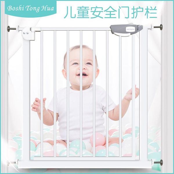 

cat carriers,crates & houses kids safety door guardrail indoor stair entrance baby fence pet isolation of holes dog doors gate