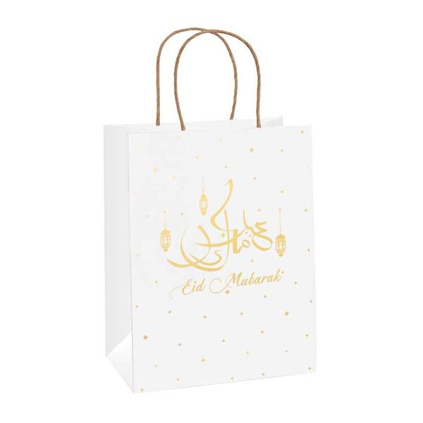 

1pc disposable gift bag eid mubarak happy ramadan party supplies wrap