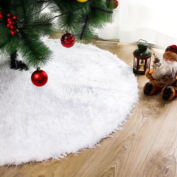 

christmas decorations plush tree skirt holiday dressing supplies can be customized
