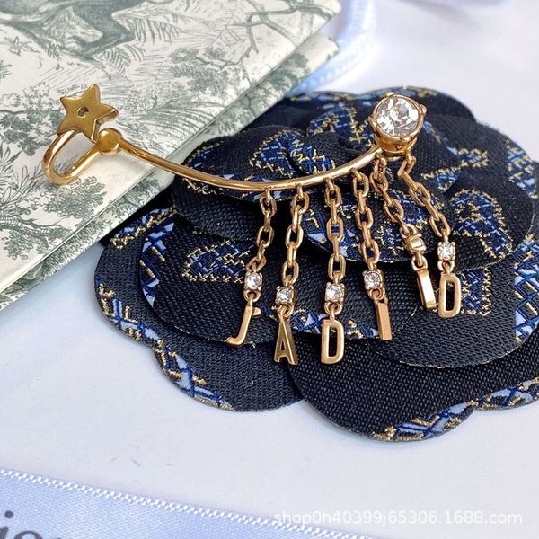 

special offer 75% off outlet online earrings are versatile, with high-level tassel earrings for women, Golden
