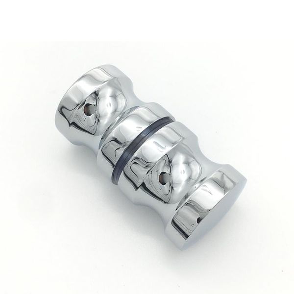 

handles & pulls aluminium door handle 1.1 "dia single glass button bathroom shower box case handvat w/screen home hardware
