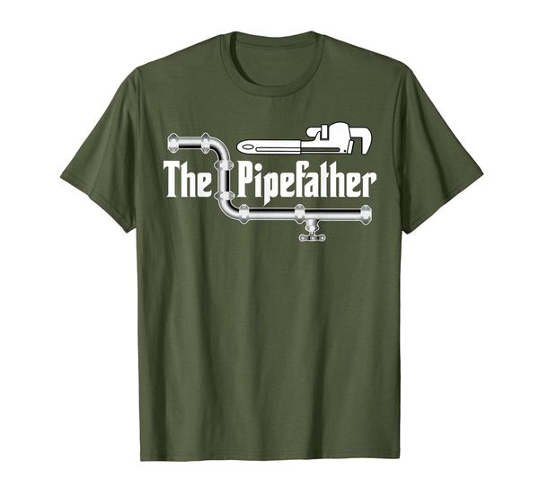 

the pipefather plumber t-shirt plumbing gift plumbers tshirt, White;black