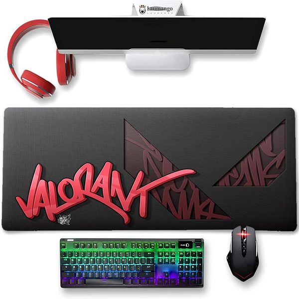 

mouse pads & wrist rests non-slip table mat gamer pad xxl gaming computer accessories mausepad company deskmat pc game valorant desk keyboar