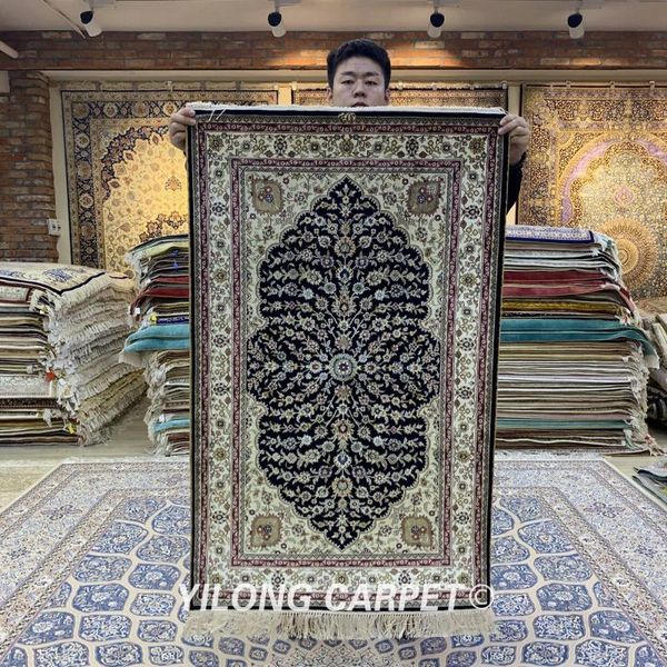 

2.5'x4' silk persian oriental handmade tree of life prayer rug (yxr321b) carpets