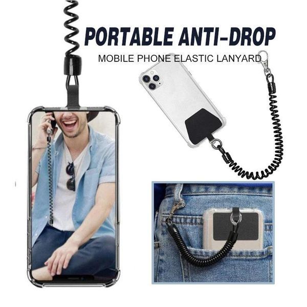 

mobile phone anti-theft lanyard set shell patch nylon multi-function party favor