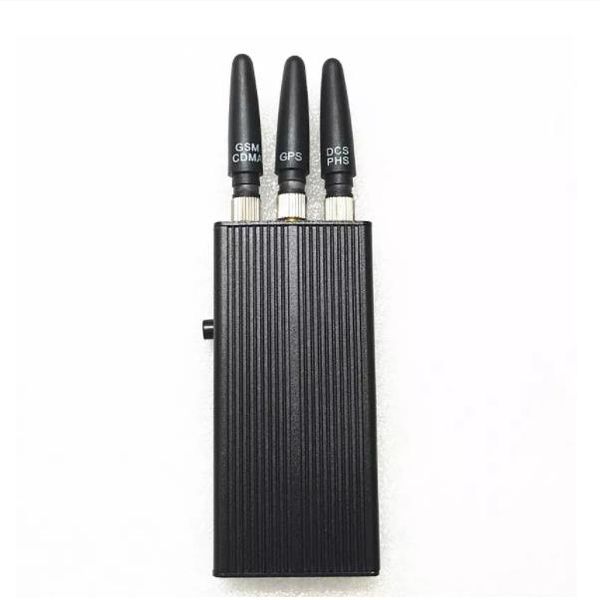 

3 band handheld 2g 3g gsm gps cell phone signal network detector jam mer shi eld dam aged gps tracker brok en