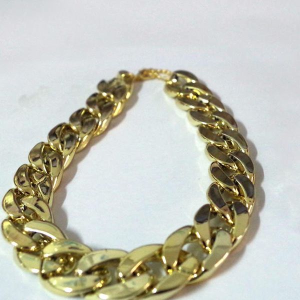 

dog collars & leashes 36&45cmpet puppy chain collar punk gold plated cat safety adjustable