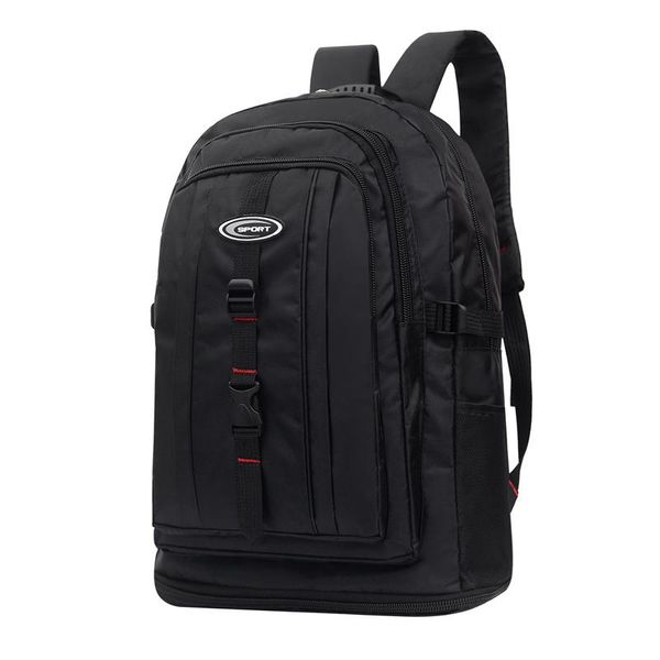 

backpack male waterproof nylon bottom zip pocket anti-theft rucksack large capacity travel lapknapsack men mochila