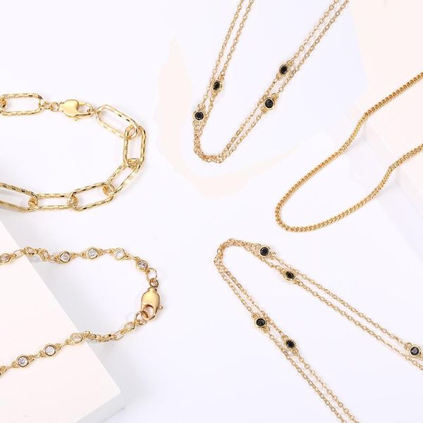 

Chains Necklace For Women Metal Long Chain Butterfly Pendant Neck Choker Party Hiphop Punk Jewelry Gifts 2021, Silver