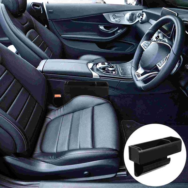 

car organizer durable seat front gap filler box accessory (black)